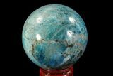 Bright Blue Apatite Sphere - Madagascar #78708-1